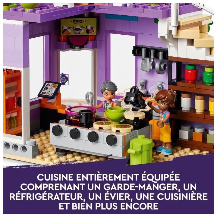 LEGO Friends 41747 La Cuisine Collective de Heartlake City, Jouet de C