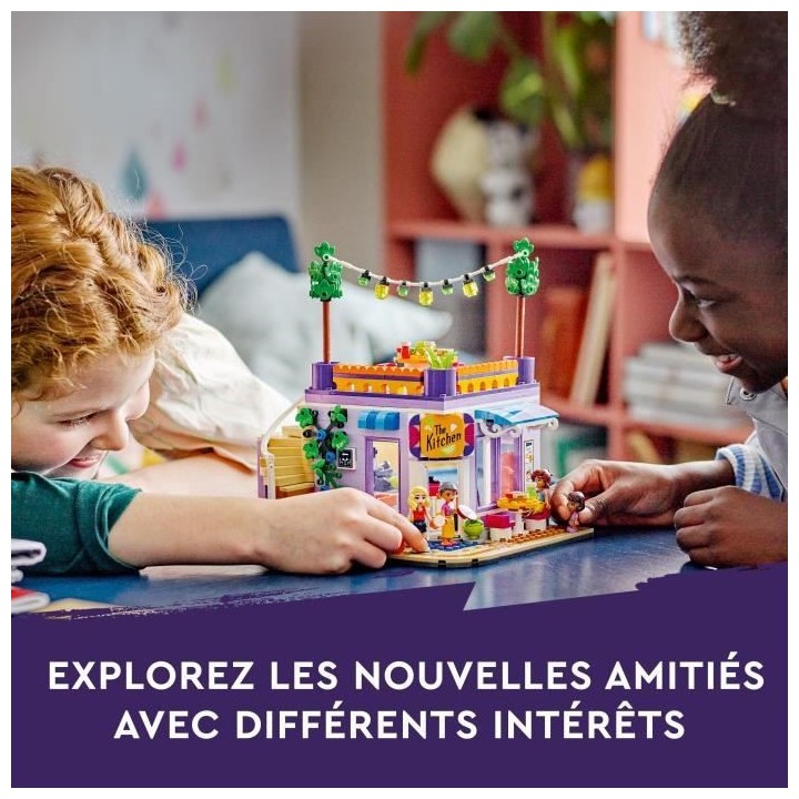 LEGO Friends 41747 La Cuisine Collective de Heartlake City, Jouet de C