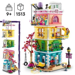 LEGO Friends 41748 Le Centre Collectif de Heartlake City, Jouet de Construction Modulaire