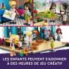 LEGO Friends 41748 Le Centre Collectif de Heartlake City, Jouet de Construction Modulaire