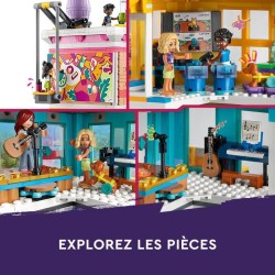 LEGO Friends 41748 Le Centre Collectif de Heartlake City, Jouet de Construction Modulaire