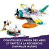 LEGO Friends 41752 L'Hydravion de Secours en Mer, Jouet Avion avec Figurine Baleine et Mini-Poupées