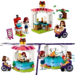 LEGO Friends 41753 La Creperie, Jouet Créatif avec Figurine de Lapin, Cadeau Enfants 6 Ans