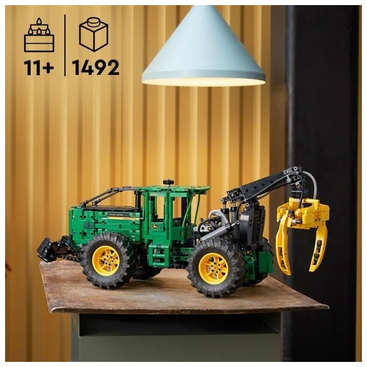 LEGO Technic 42157 La Débardeuse John Deere 948L-II, Maquette d'Engin
