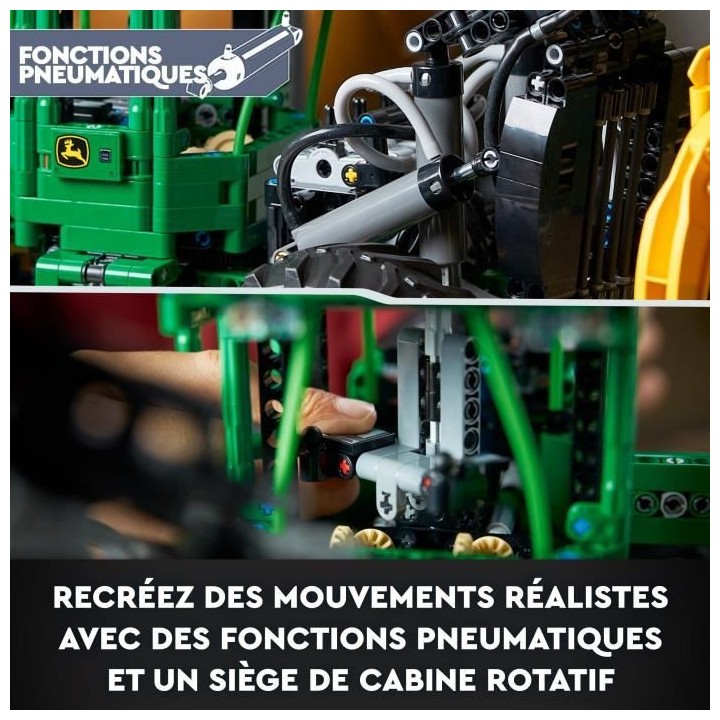 LEGO Technic 42157 La Débardeuse John Deere 948L-II, Maquette d'Engin