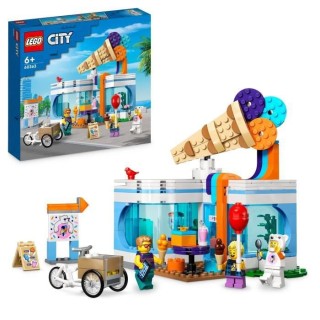 LEGO City 60363 La Boutique du Glacier, Jouet pour Enfants Des 6 Ans,