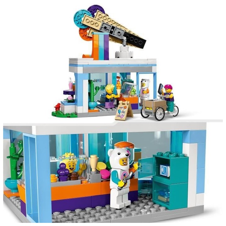 LEGO City 60363 La Boutique du Glacier, Jouet pour Enfants Des 6 Ans,