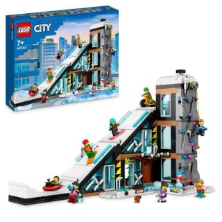 LEGO City 60366 Le Complexe de Ski et d'Escalade, Jouet de Constructio