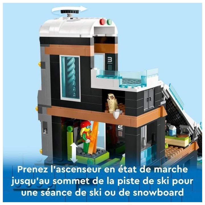 LEGO City 60366 Le Complexe de Ski et d'Escalade, Jouet de Constructio