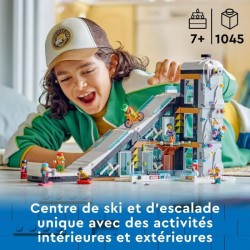 LEGO City 60366 Le Complexe de Ski et d'Escalade, Jouet de Construction Modulaire pour Enfants Des 7 Ans