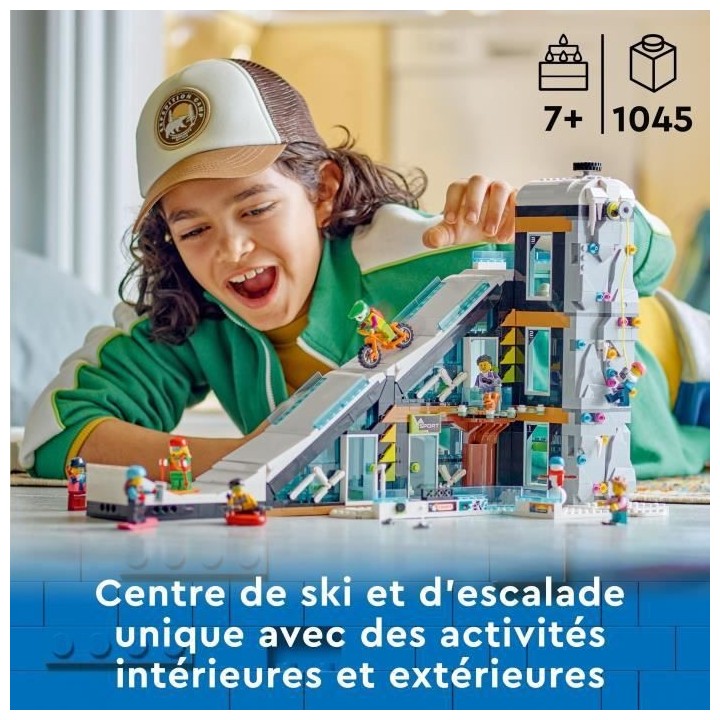 LEGO City 60366 Le Complexe de Ski et d'Escalade, Jouet de Constructio