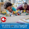 LEGO City 60391 Les Camions de Chantier et la Grue a Boule de Démolition, Jouet de Engin de Construction