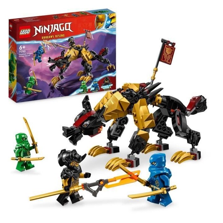 LEGO NINJAGO 71790 Le Chien de Combat Dragon Imperium, Jouet de Ninja