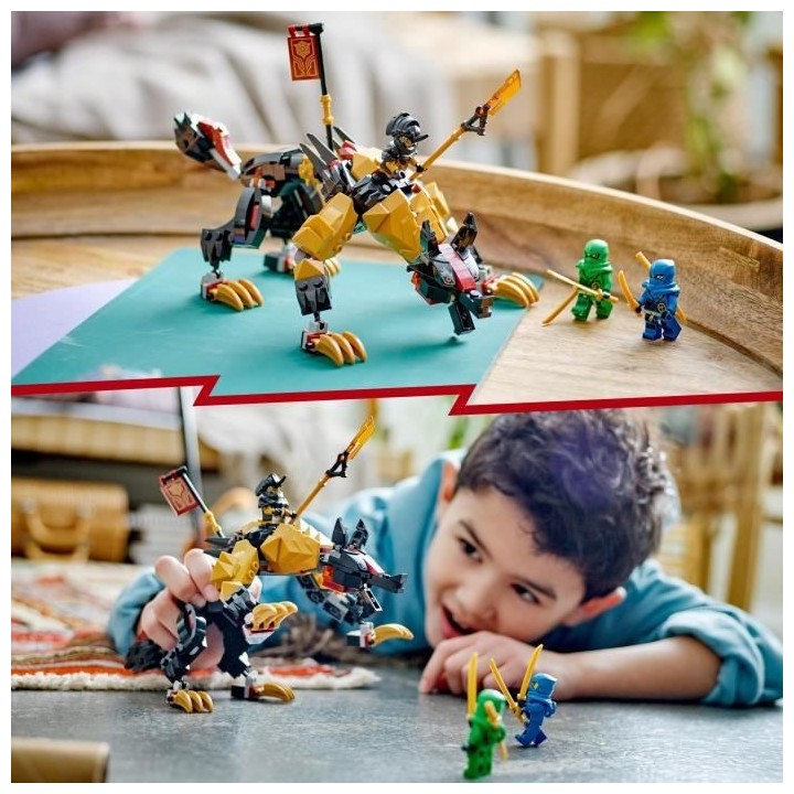 LEGO NINJAGO 71790 Le Chien de Combat Dragon Imperium, Jouet de Ninja