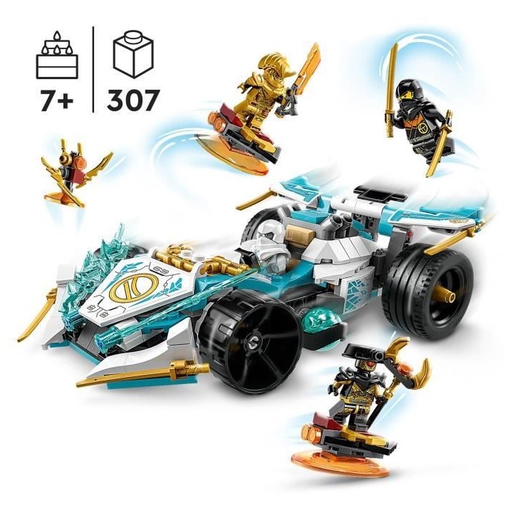 LEGO NINJAGO 71791 La Voiture de Course Spinjitzu : le Pouvoir du Drag