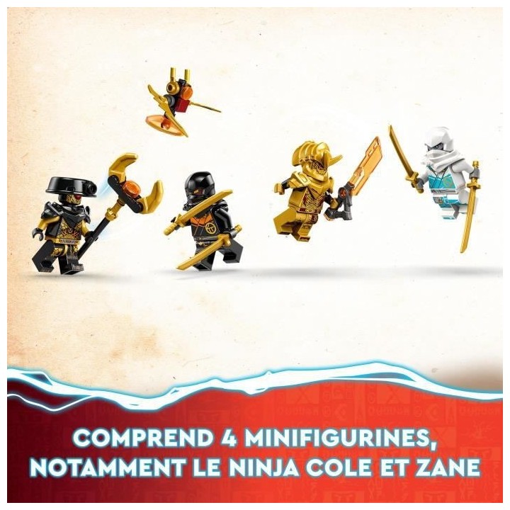LEGO NINJAGO 71791 La Voiture de Course Spinjitzu : le Pouvoir du Drag