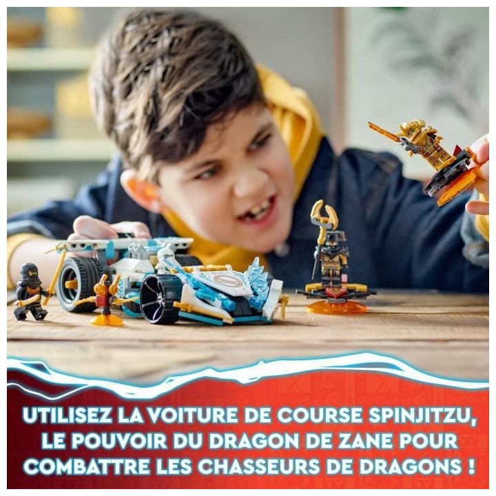 LEGO NINJAGO 71791 La Voiture de Course Spinjitzu : le Pouvoir du Drag