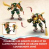 LEGO NINJAGO 71794 L'Équipe de Robots des Ninjas Lloyd et Arin, Jouet de Ninja pour Enfants