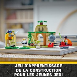 LEGO Star Wars 75358 Le Temple Jedi de Tenoo, Jouet avec Figurine de Droide et Maître Yoga