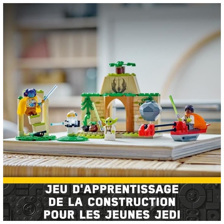 LEGO Star Wars 75358 Le Temple Jedi de Tenoo, Jouet avec Figurine de D