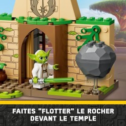 LEGO Star Wars 75358 Le Temple Jedi de Tenoo, Jouet avec Figurine de Droide et Maître Yoga