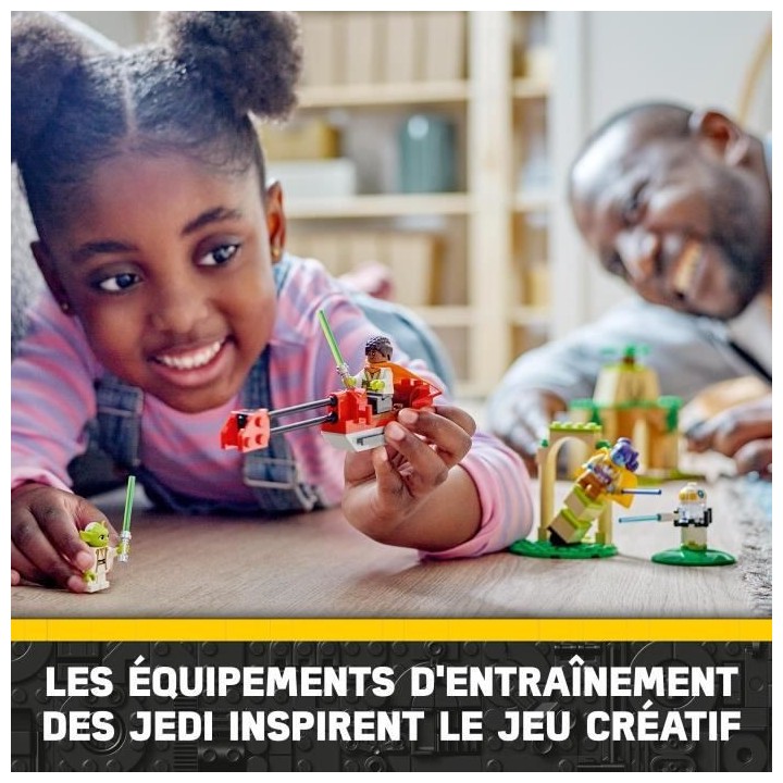 LEGO Star Wars 75358 Le Temple Jedi de Tenoo, Jouet avec Figurine de D