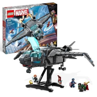 LEGO Marvel 76248 Le Quinjet des Avengers, Jouet de Vaisseau Spatial a