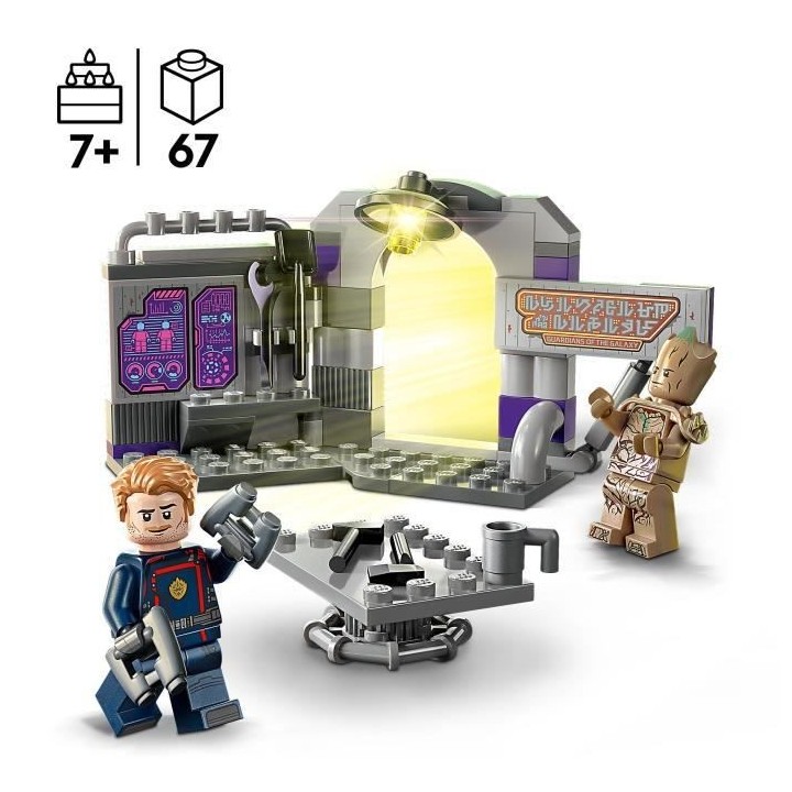 LEGO Marvel 76253 Le QG des Gardiens de la Galaxie Volume 3, Jouet ave