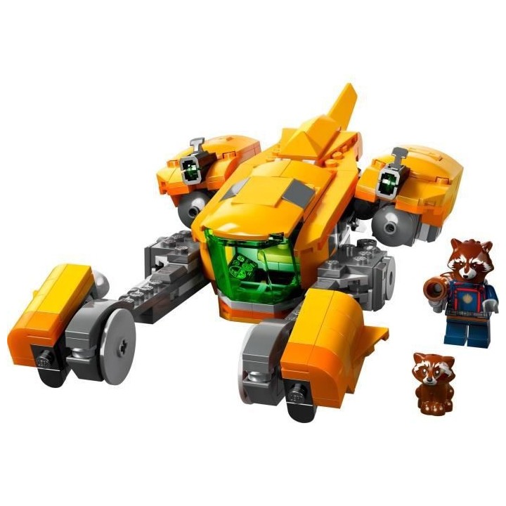 LEGO Marvel 76254 Le Vaisseau de Bébé Rocket, Jouet a Construire Les