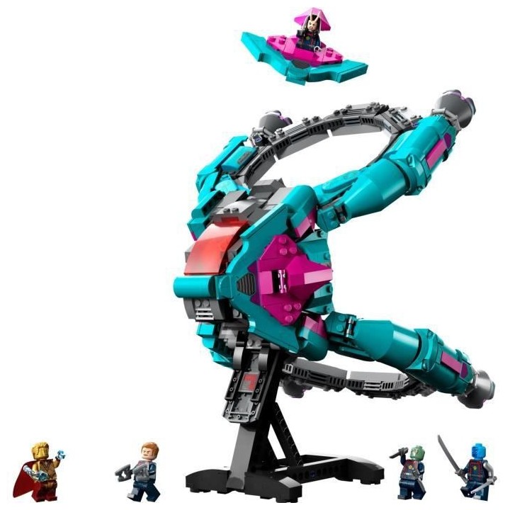 LEGO Marvel 76255 Le Nouveau Vaisseau des Gardiens Volume 3, Jouet Spa