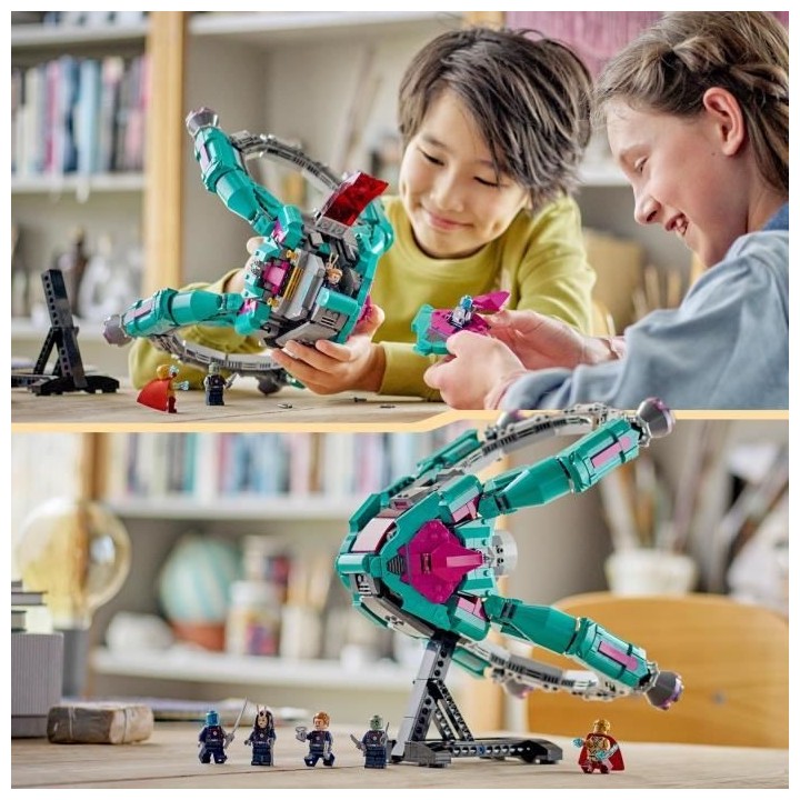 LEGO Marvel 76255 Le Nouveau Vaisseau des Gardiens Volume 3, Jouet Spa