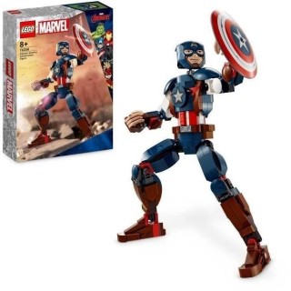 LEGO Marvel 76258 La Figurine de Captain America avec Bouclier, Jouet