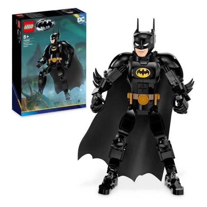 LEGO DC 76259 La Figurine de Batman, Jouet de Super-héros avec Cape,