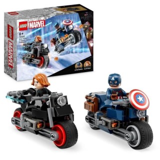 LEGO Marvel 76260 Les Motos de Black Widow et de Captain America, Joue