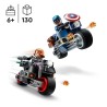 LEGO Marvel 76260 Les Motos de Black Widow et de Captain America, Jouet Avengers L'âge d'Ultron