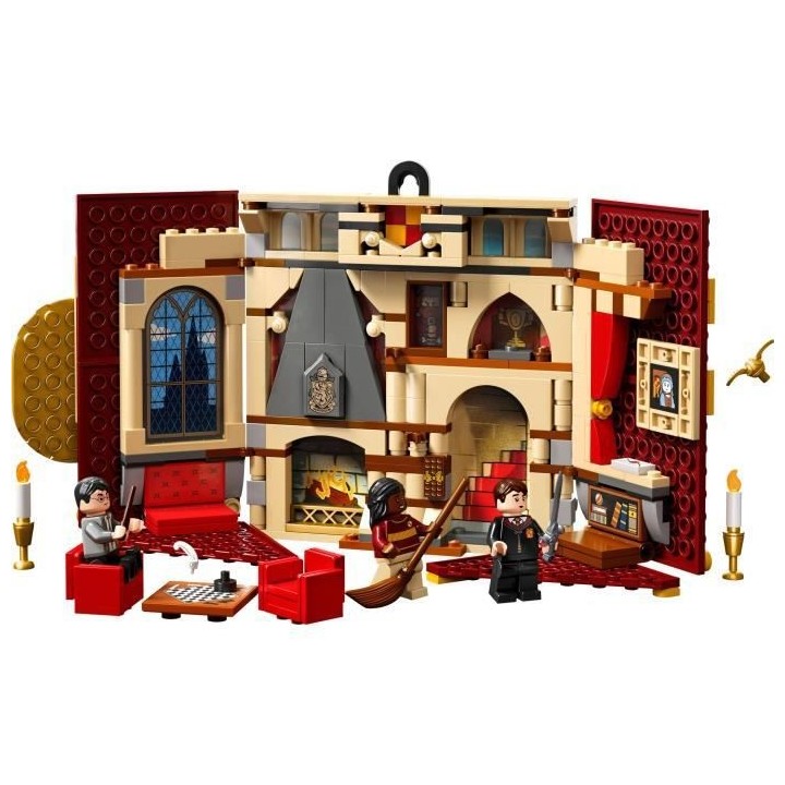 LEGO Harry Potter 76409 Le Blason de la Maison Gryffondor, Jouet avec