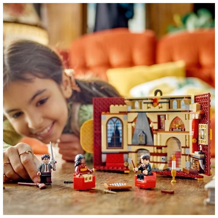 LEGO Harry Potter 76409 Le Blason de la Maison Gryffondor, Jouet avec