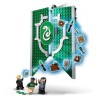 LEGO Harry Potter 76410 Le Blason de la Maison Serpentard, Jouet Château avec Figurine Draco Malfoy