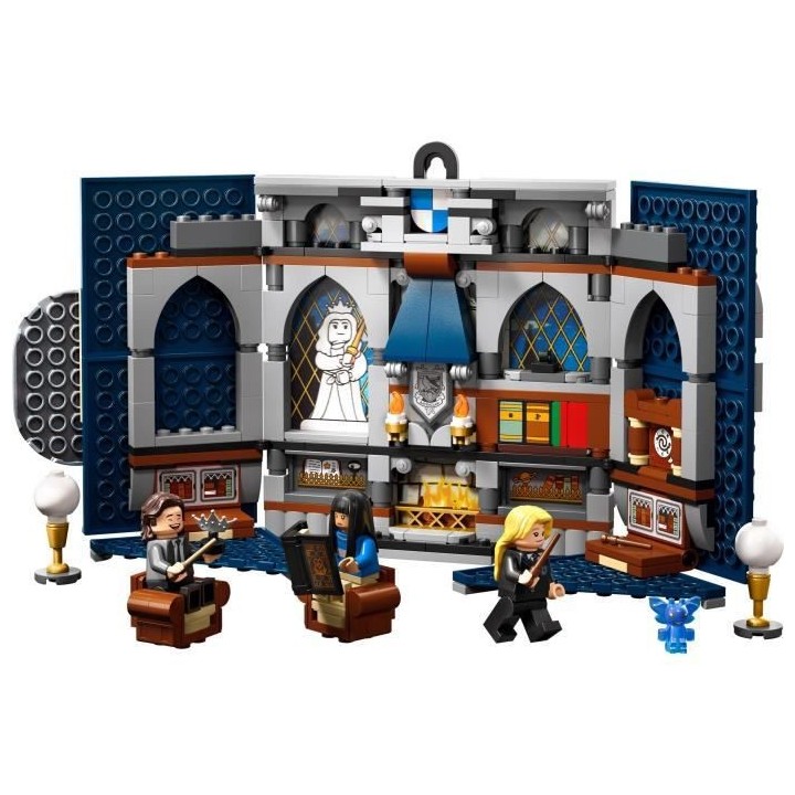 LEGO Harry Potter 76411 Le Blason de la Maison Serdaigle, Jouet avec 3