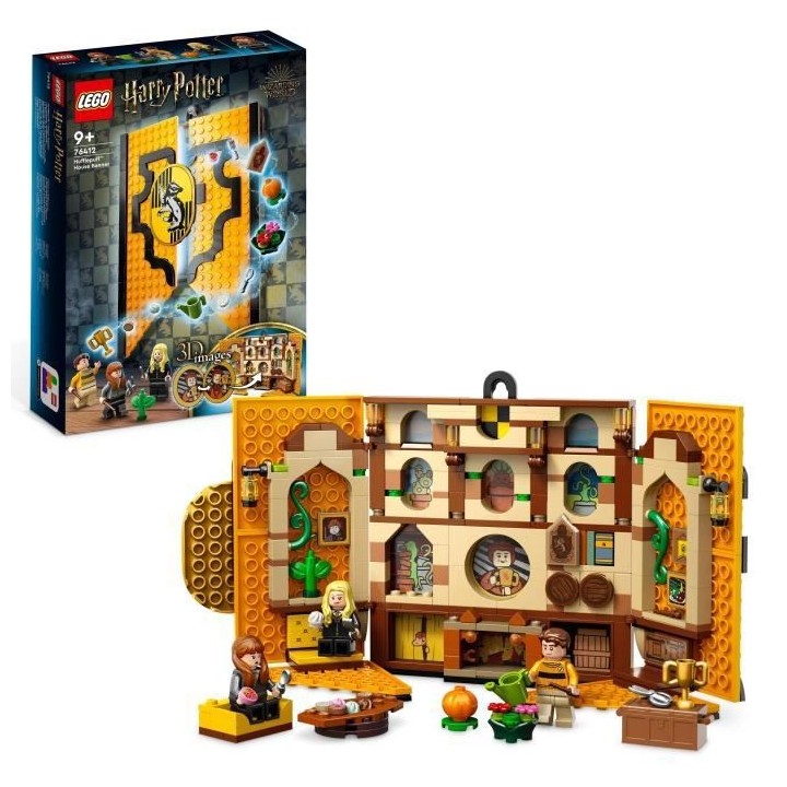 LEGO Harry Potter 76412 Le Blason de la Maison Poufsouffle, Jouet avec