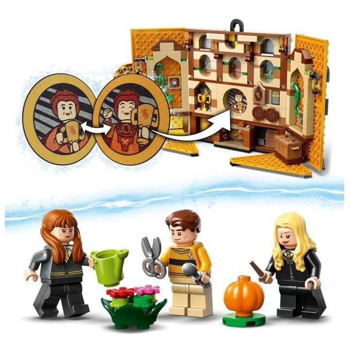 LEGO Harry Potter 76412 Le Blason de la Maison Poufsouffle, Jouet avec