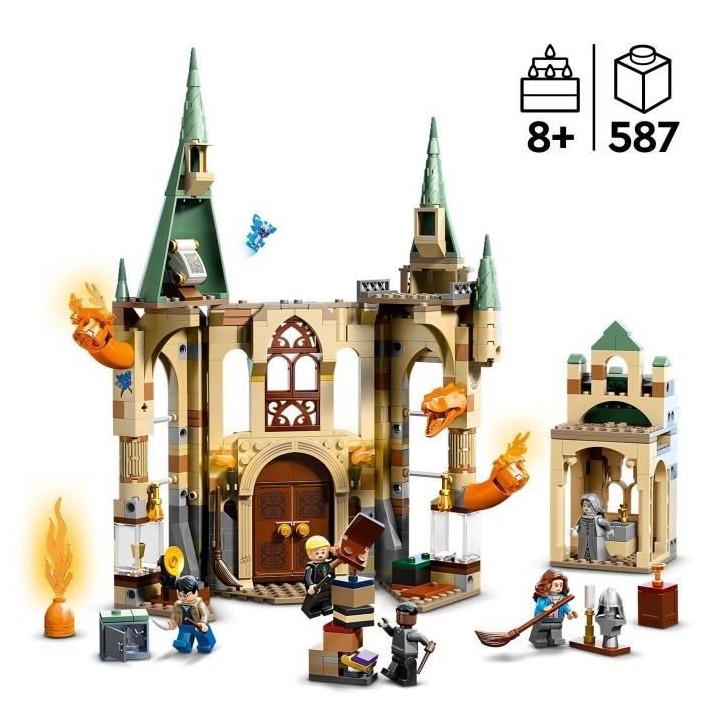 LEGO Harry Potter 76413 Poudlard : la Salle sur Demande, Jouet Châtea