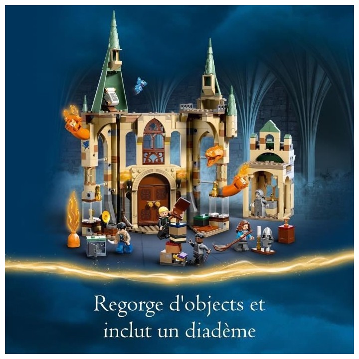 LEGO Harry Potter 76413 Poudlard : la Salle sur Demande, Jouet Châtea
