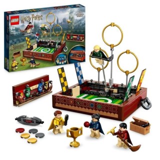 LEGO Harry Potter 76416 La Malle de Quidditch, Jouet 1 ou 2 Joueurs, a