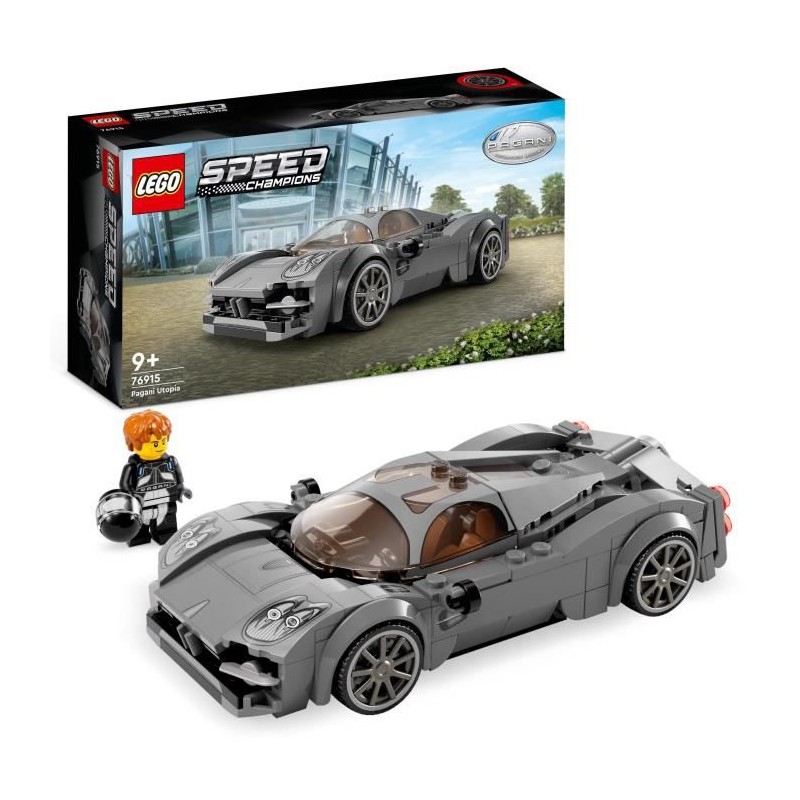 LEGO Speed Champions 76915 Pagani Utopia, Jouet Voiture de Course, Kit de Maquette de Collection