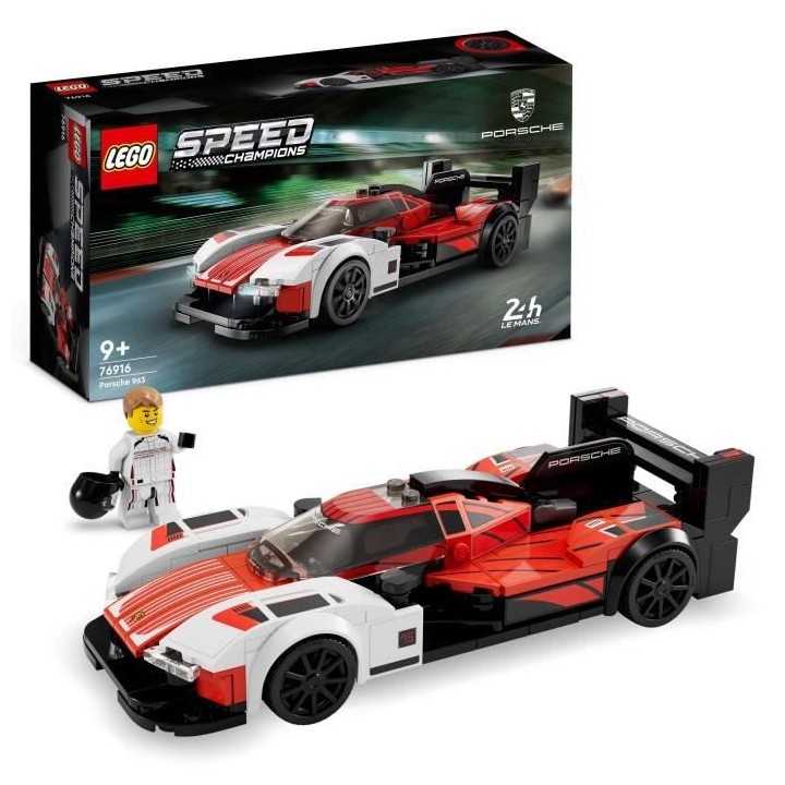 LEGO Speed Champions 76916 Porsche 963, Kit de Maquette de Voiture de