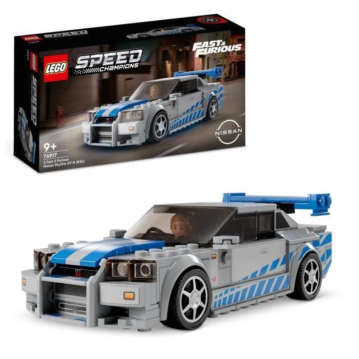 LEGO Speed Champions 76917 Nissan Skyline GT-R (R34) 2 Fast 2 Furious,