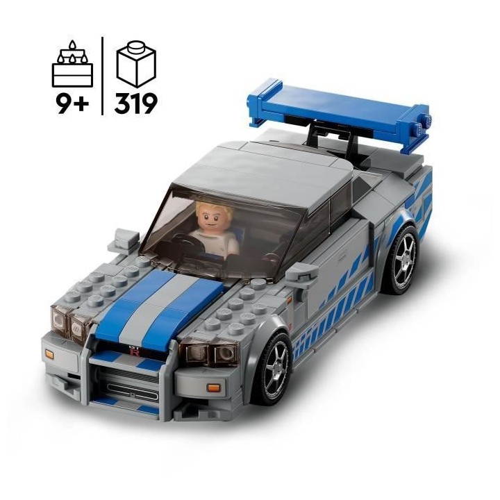 LEGO Speed Champions 76917 Nissan Skyline GT-R (R34) 2 Fast 2 Furious,