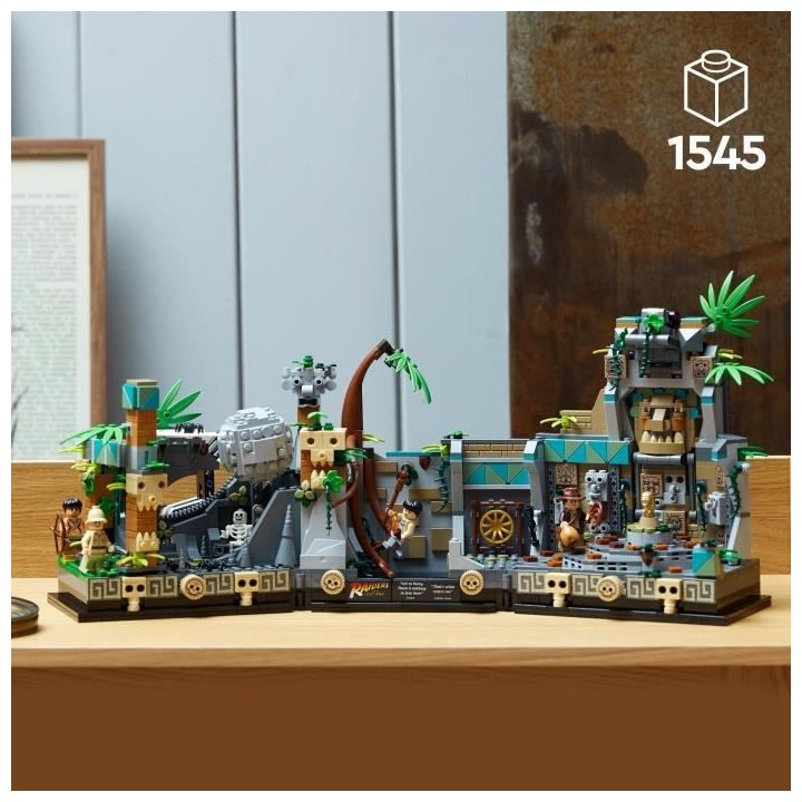 LEGO Indiana Jones 77015 Le Temple de l'Idole en Or, Maquette Adultes,