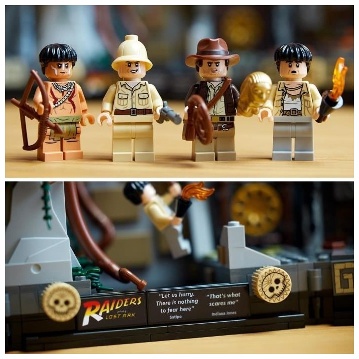 LEGO Indiana Jones 77015 Le Temple de l'Idole en Or, Maquette Adultes,